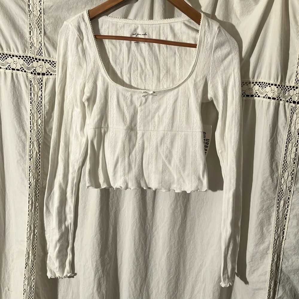 NWT Pointelle Top from Urban Outfitters